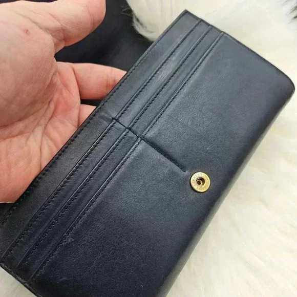 YSL Cobalt Bleu Cassandra  Long Wallet - Picture 11 of 16